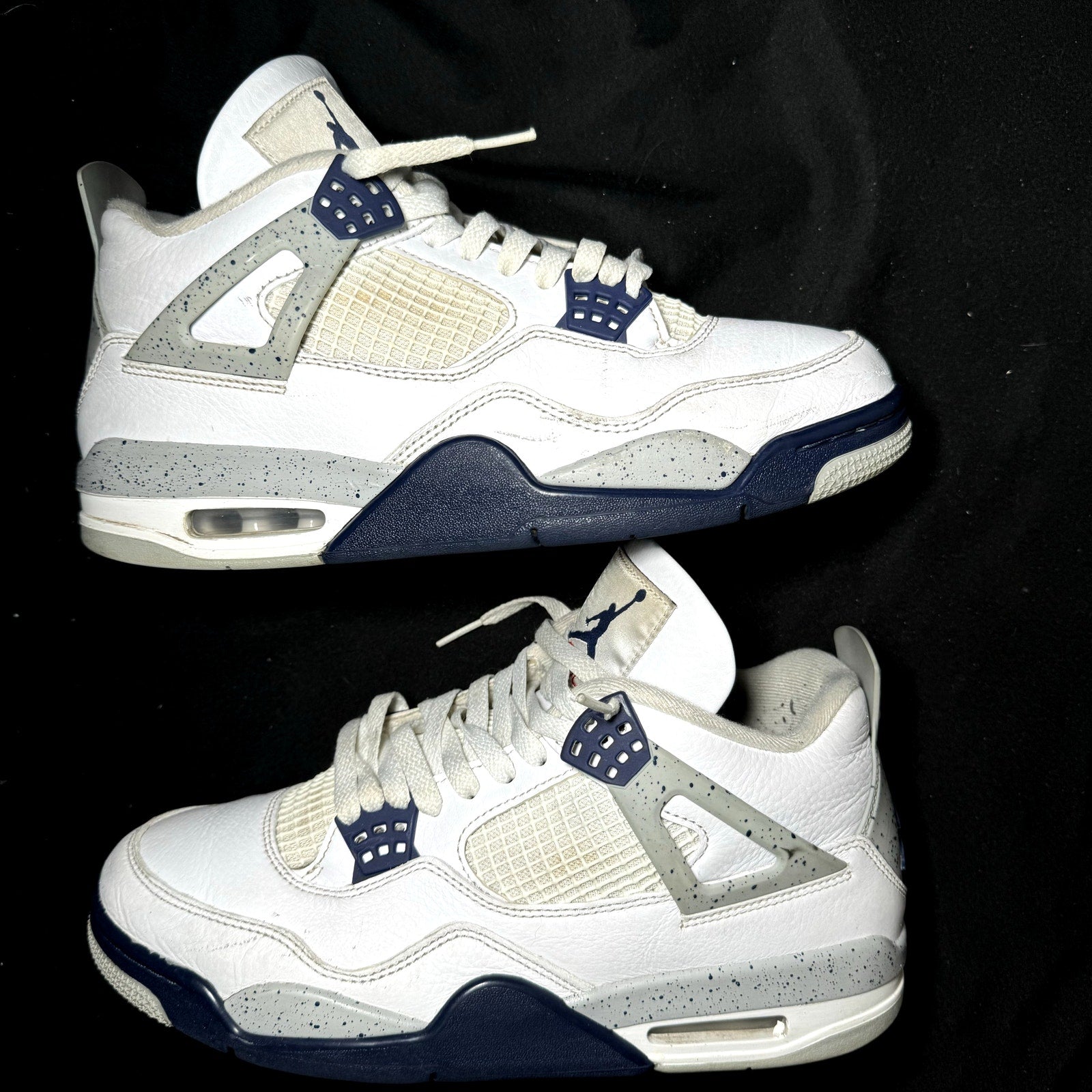 Air Jordan 4 Retro Midnight Navy Men's Shoes - Size 9