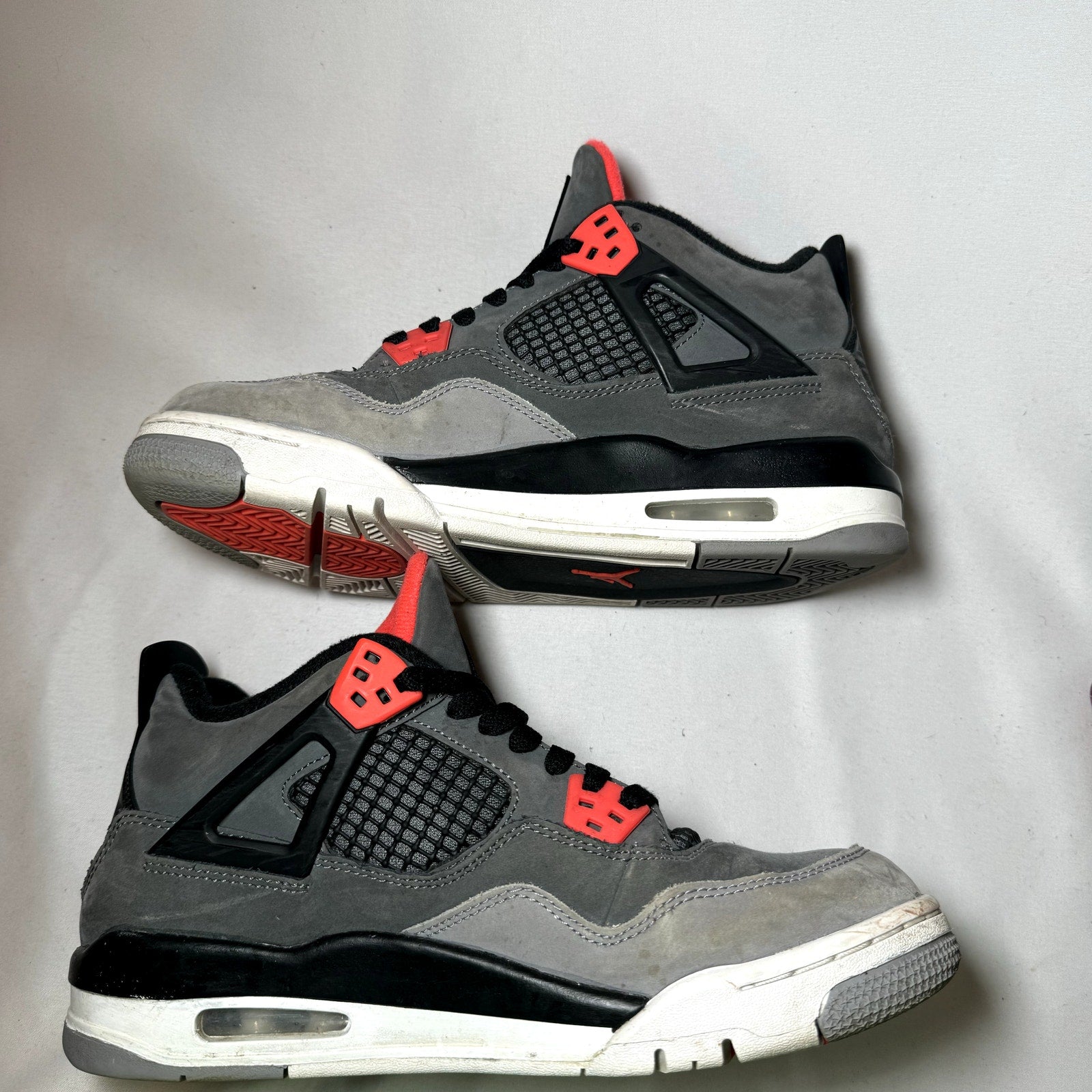 Air Jordan 4 Retro GS Infrared Kids Shoes - Size 7