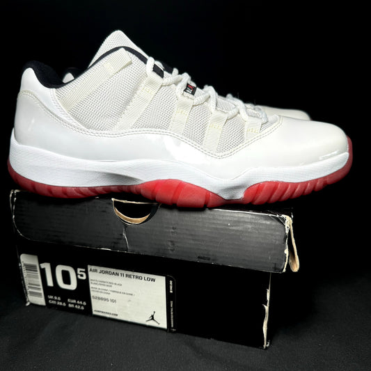 Air Jordan 11 Retro Low Cherry Bottom 2012 Men's Shoes - Size 10.5