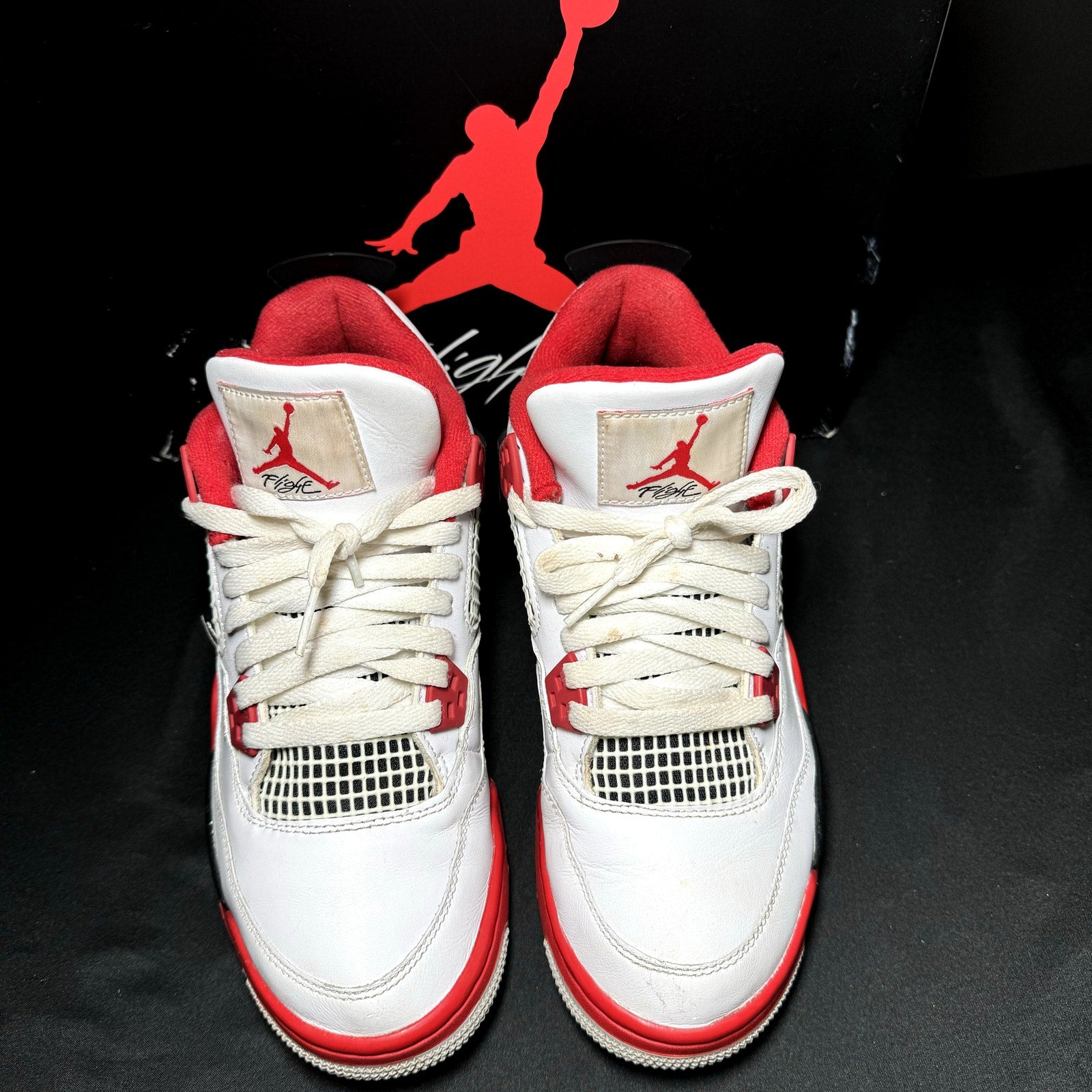 Air Jordan 4 Retro OG GS Fire Red 2020 Kids Shoes - Size 7