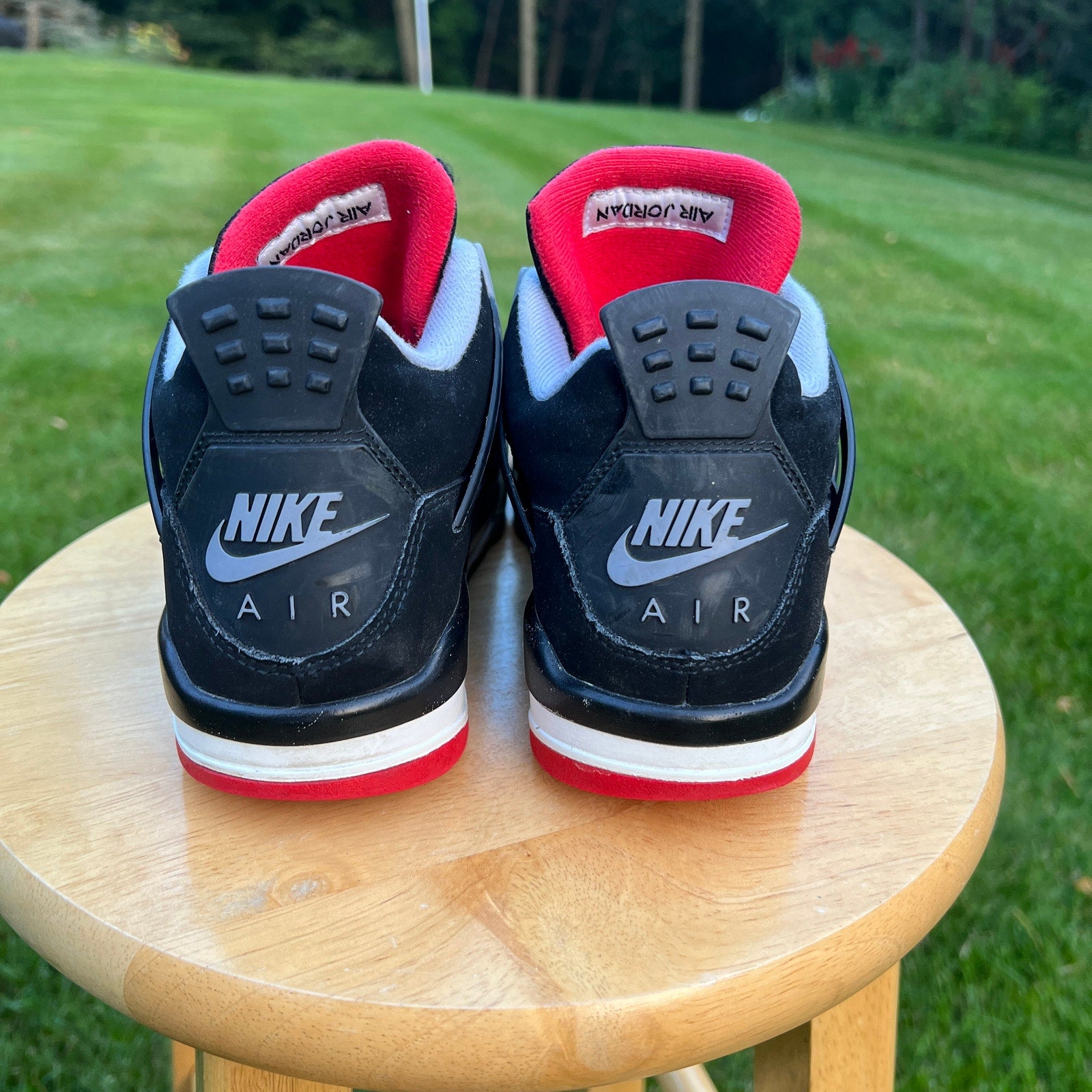 Air Jordan 4 Retro OG GS Bred 2019 Kids Shoes - Size 5.5