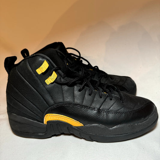 Air Jordan 12 Retro GS Black Taxi Kids Shoes - Size 7