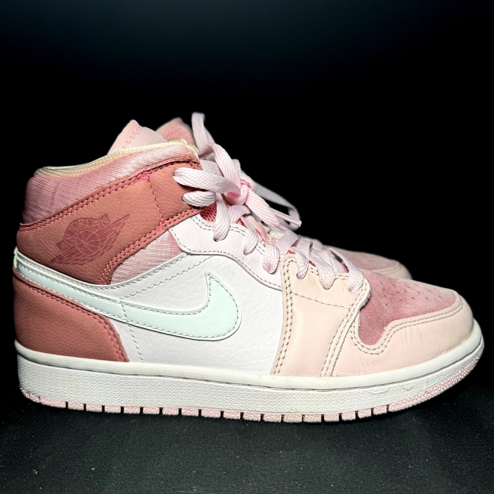 Air Jordan 1 Mid Digital Pink Women's Shoes - Size 7.5