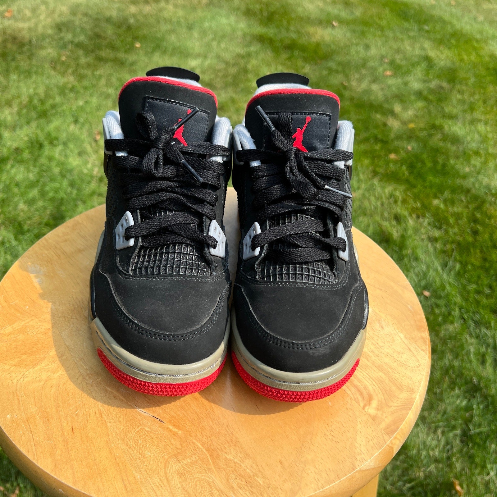 Air Jordan 4 Retro OG GS Bred 2019 Kids Shoes - Size 5