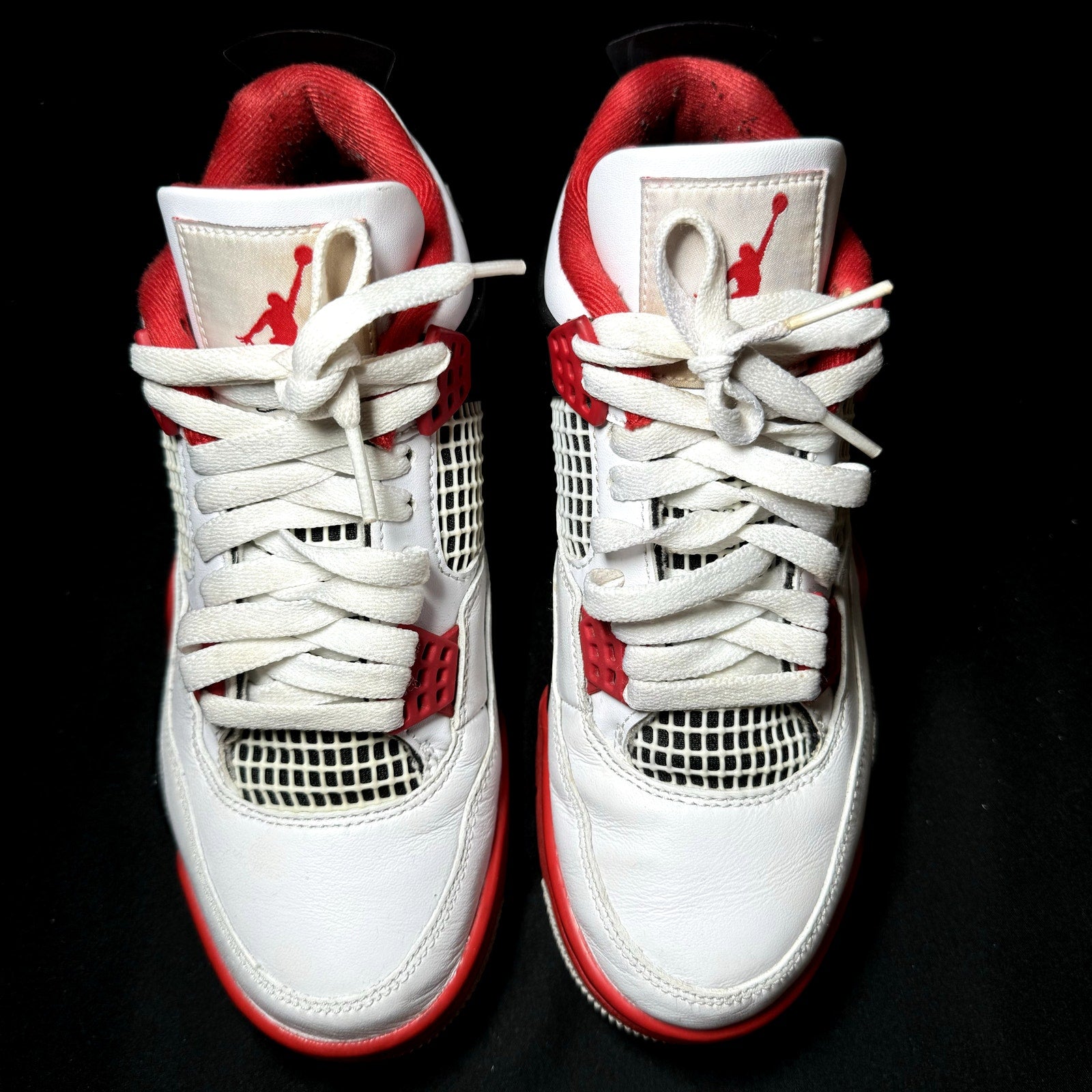 Air Jordan 4 Retro OG Fire Red 2020 Kids Shoes - Size 4.5