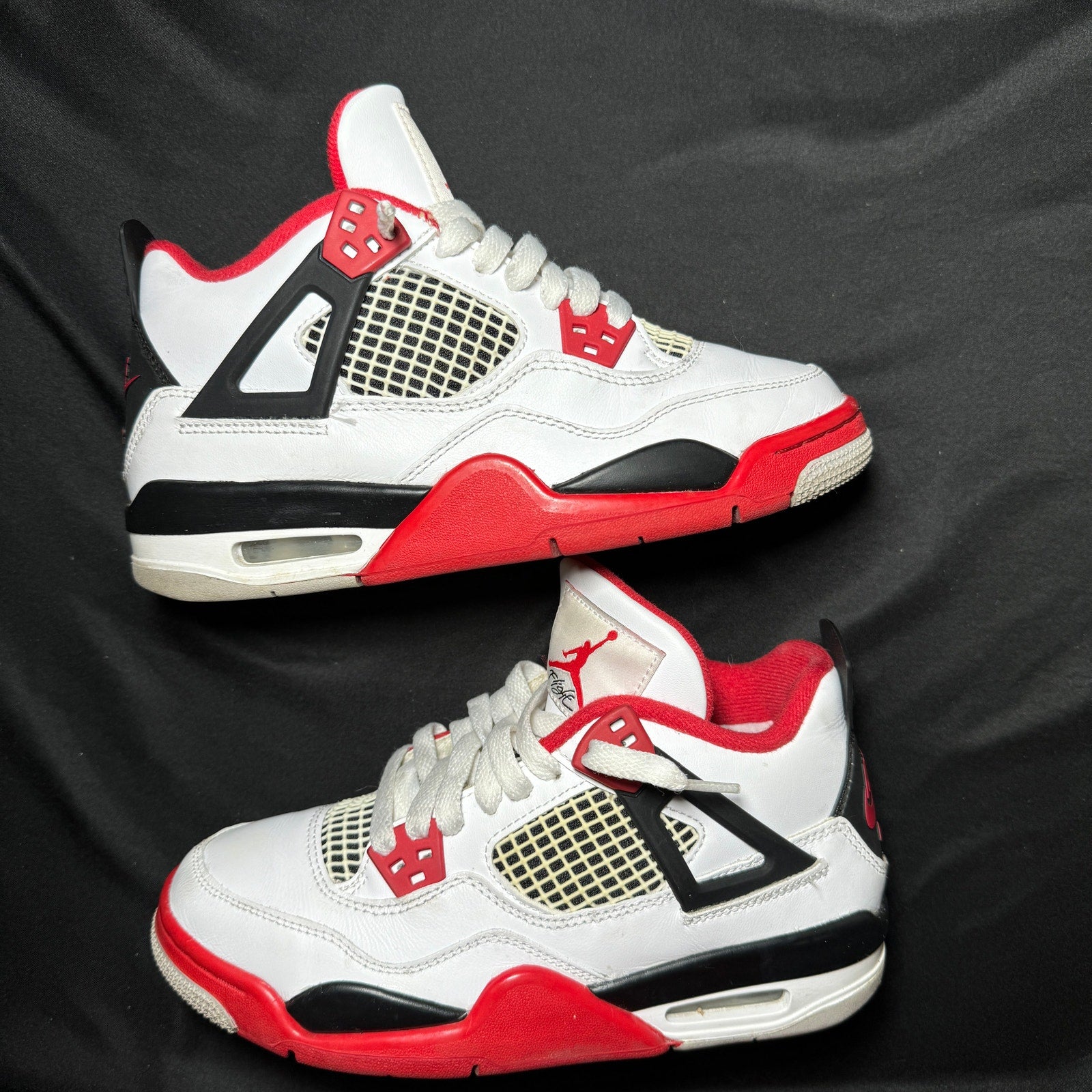 Air Jordan 4 Retro OG GS Fire Red 2020 Kids Shoes - Size 4.5