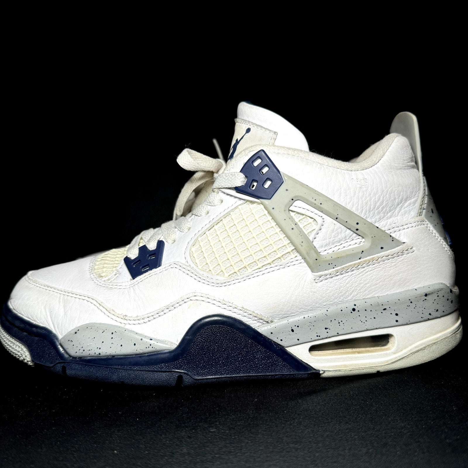 Air Jordan 4 Retro GS Midnight Navy Men's Shoes - Size 7