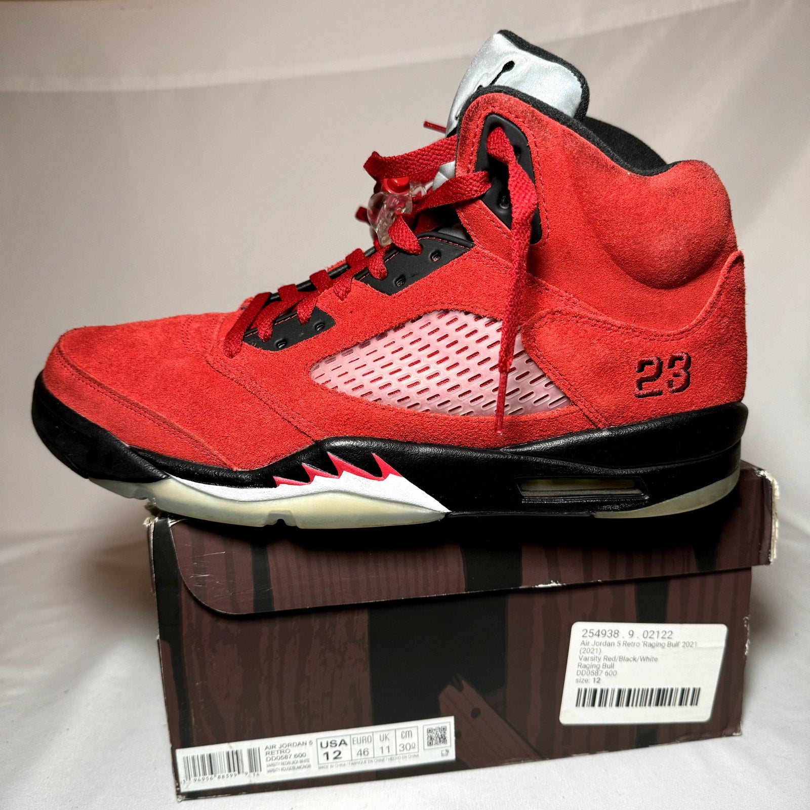 Air Jordan 5 Retro Raging Bull 2021 Men's Shoes - Size 12