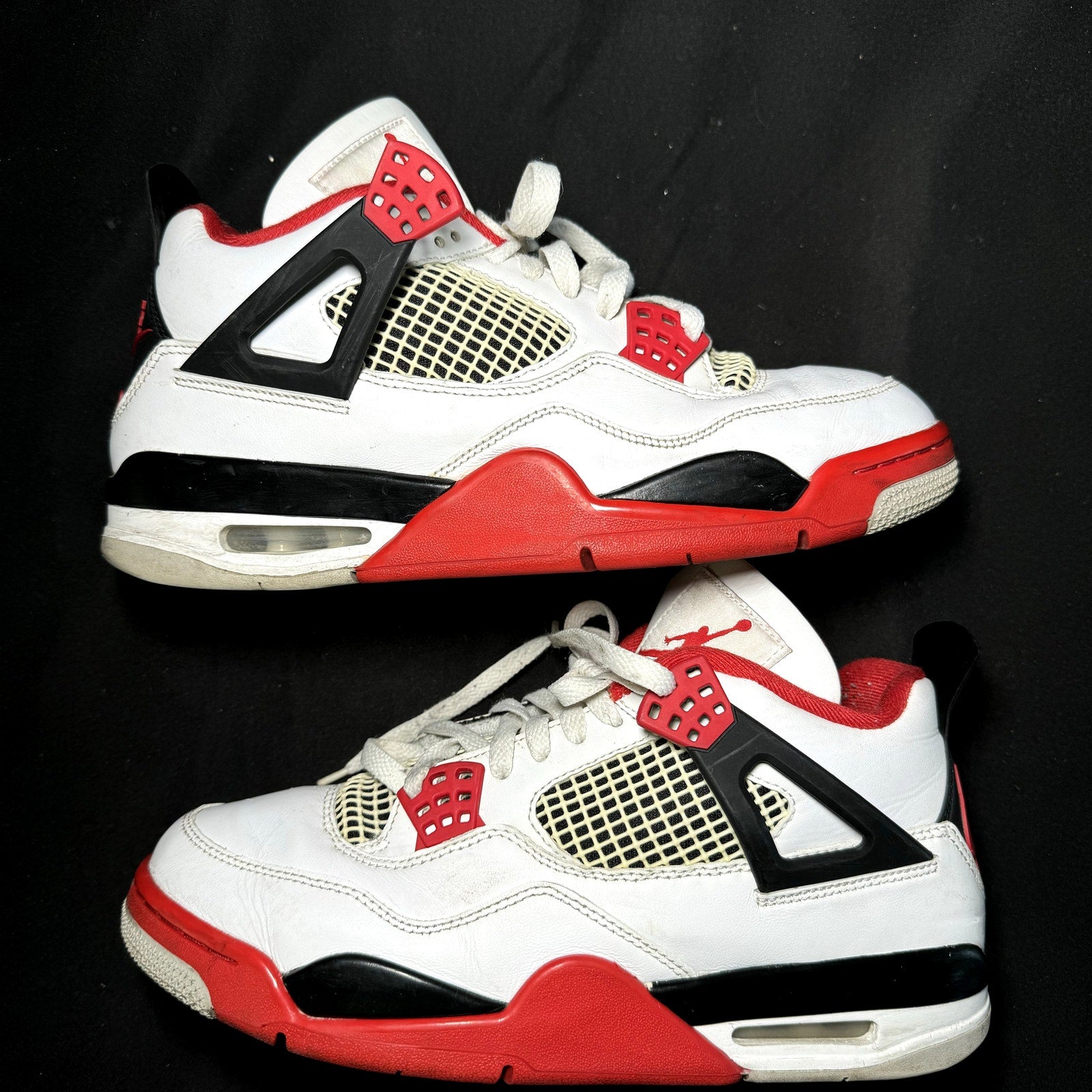 Air Jordan 4 Retro OG Fire Red 2020 Men's Shoes - Size 9