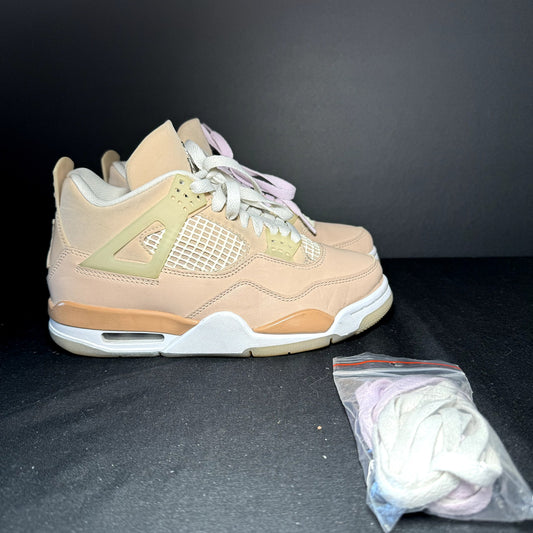 Nike Air Jordan 4 Retro Shimmer Women's Shoes - Size 5.5