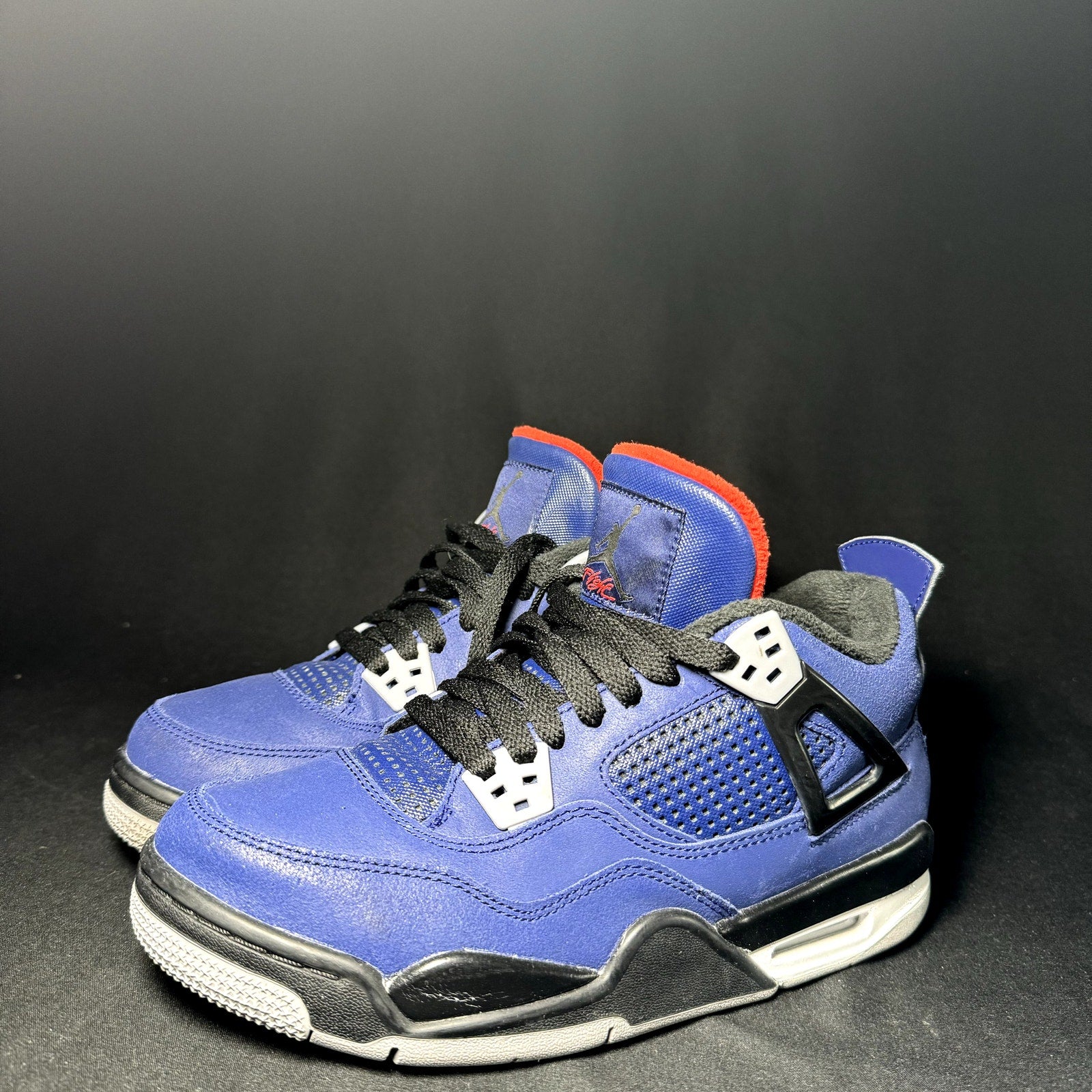 Air Jordan 4 Retro Winter GS Loyal Blue 2019 Kids Shoes - Size 6.5