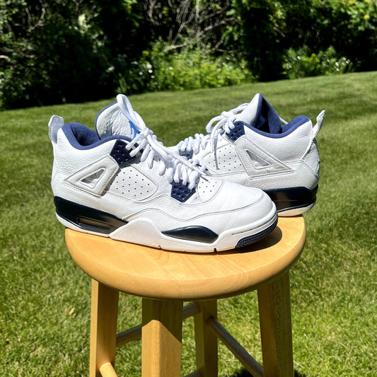 Air Jordan 4 Retro LS Columbia Men's Shoes - Size 9