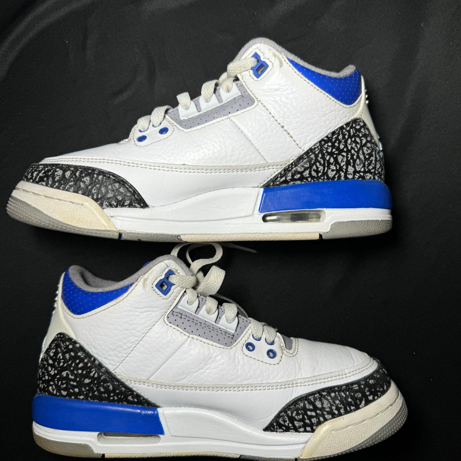 Air Jordan 3 Retro GS Racer Blue Men's Shoes - Size 5