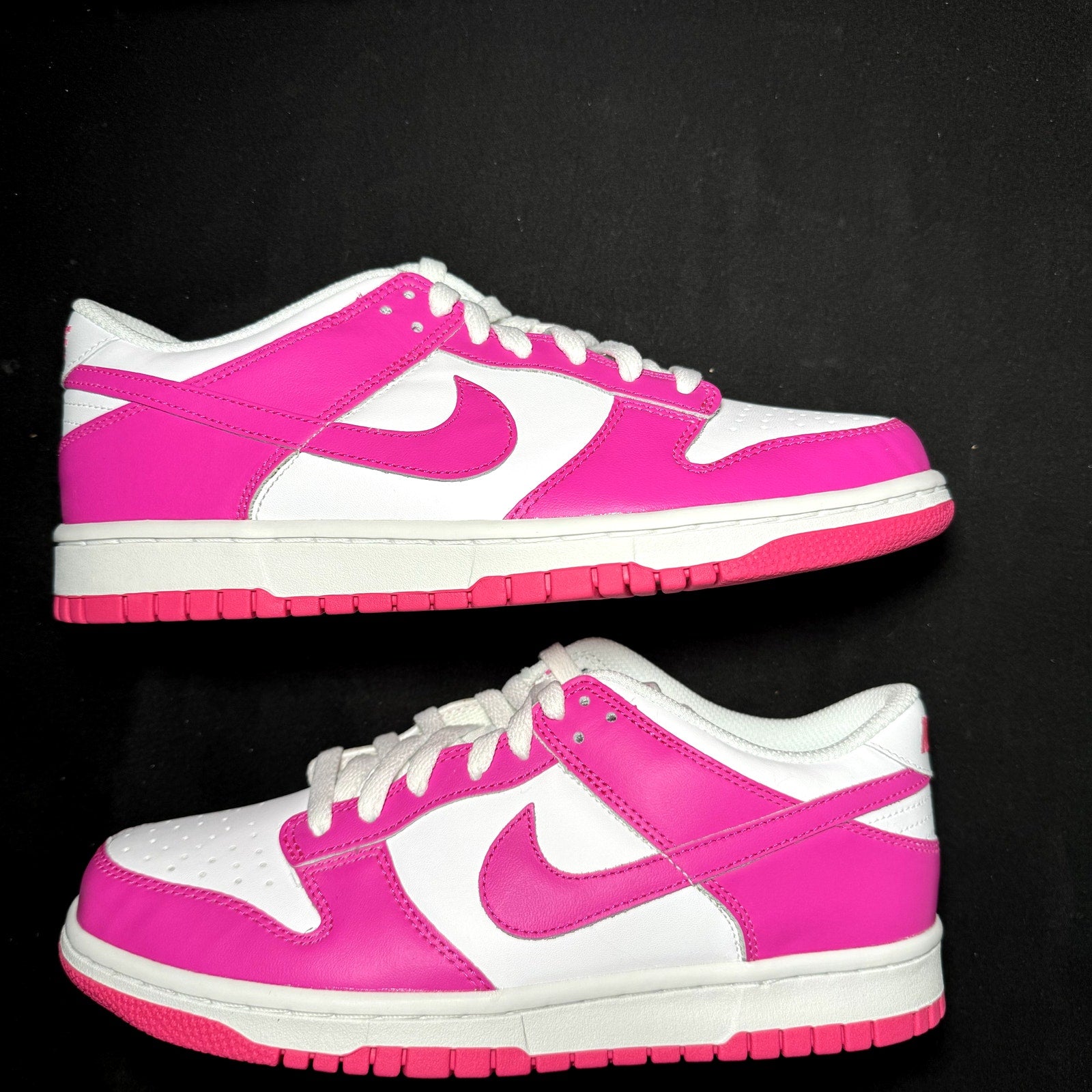 Nike Dunk Low GS laser Fuchsia 2023 Kids Shoes - Size 7