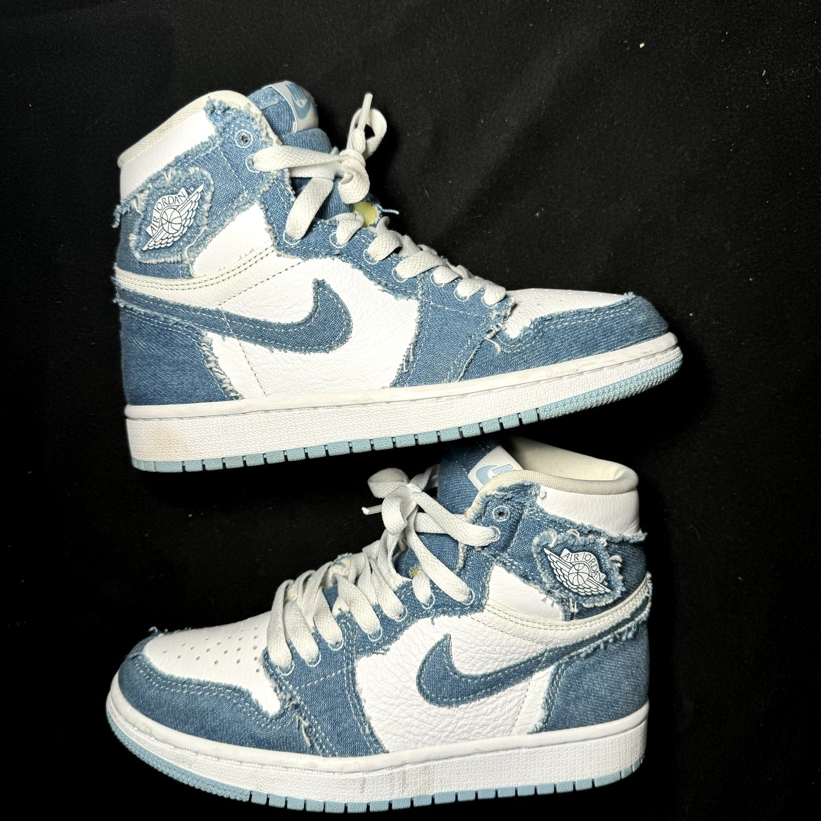 Air Jordan 1 Retro High OG Denim Women's Shoes - Size 5