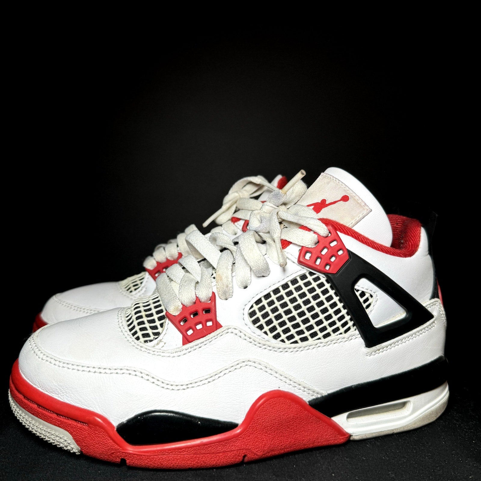 Air Jordan 4 Retro OG Fire Red 2020 Kids Shoes - Size 4.5