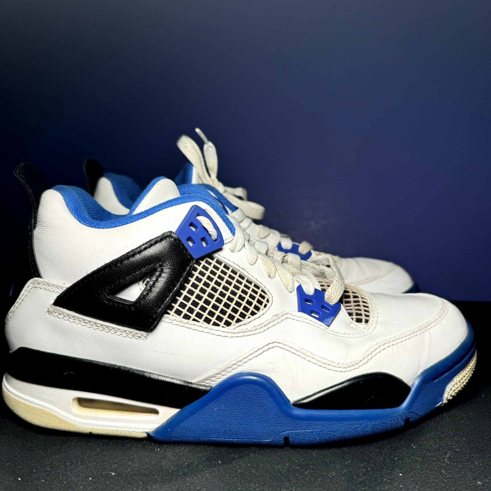 Air Jordan 4 Retro GS Motorsports Kids Shoes - Size 5.5