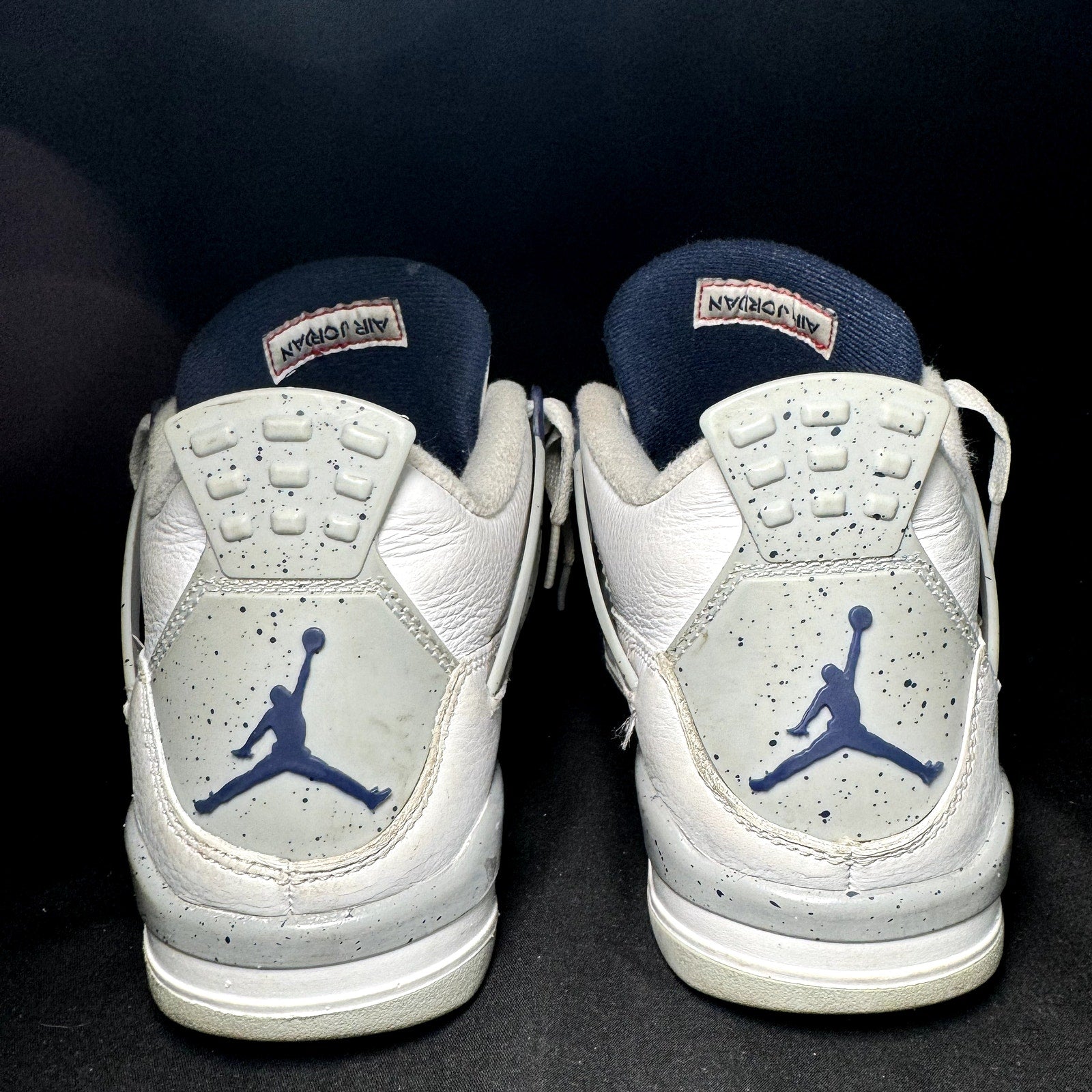 Air Jordan 4 Retro GS Midnight Navy Kids Shoes - Size 7