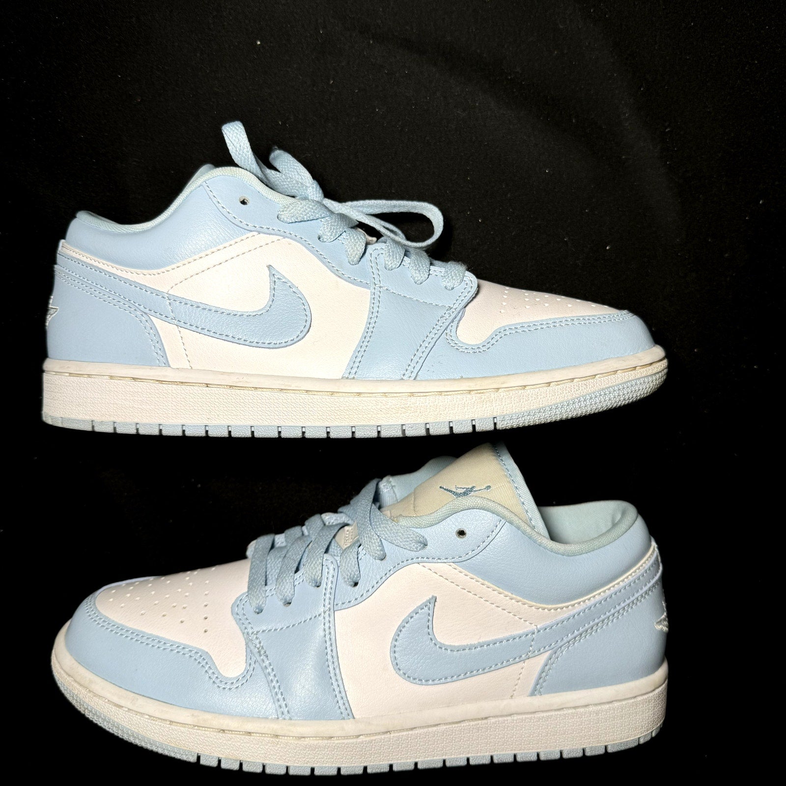 Air Jordan 1 Low Ice Blue Women's Shoes - Size 9