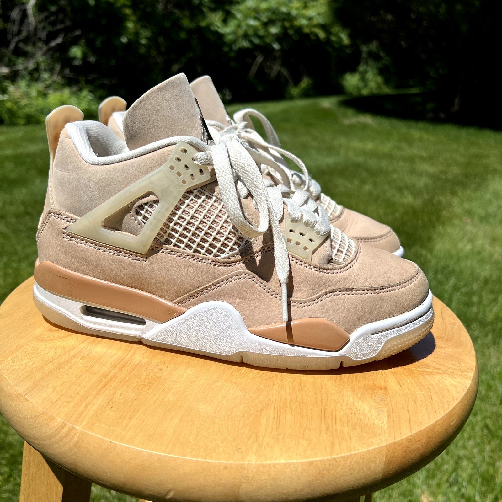 Air Jordan 4 Retro Shimmer Women's Shoes - Size 6.5