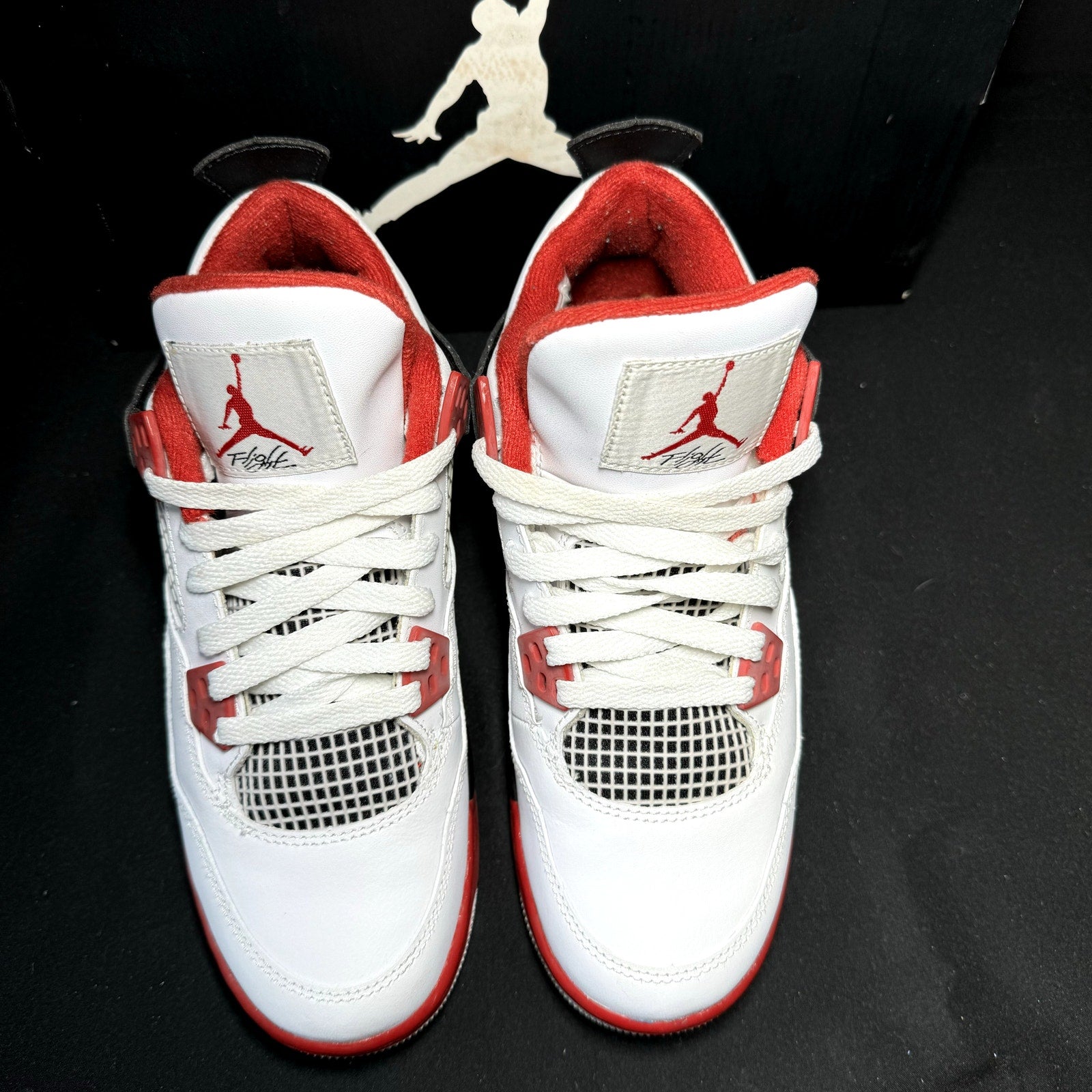 Air Jordan 4 Retro GS Fire Red 2012 Kids Shoes - Size 4.5