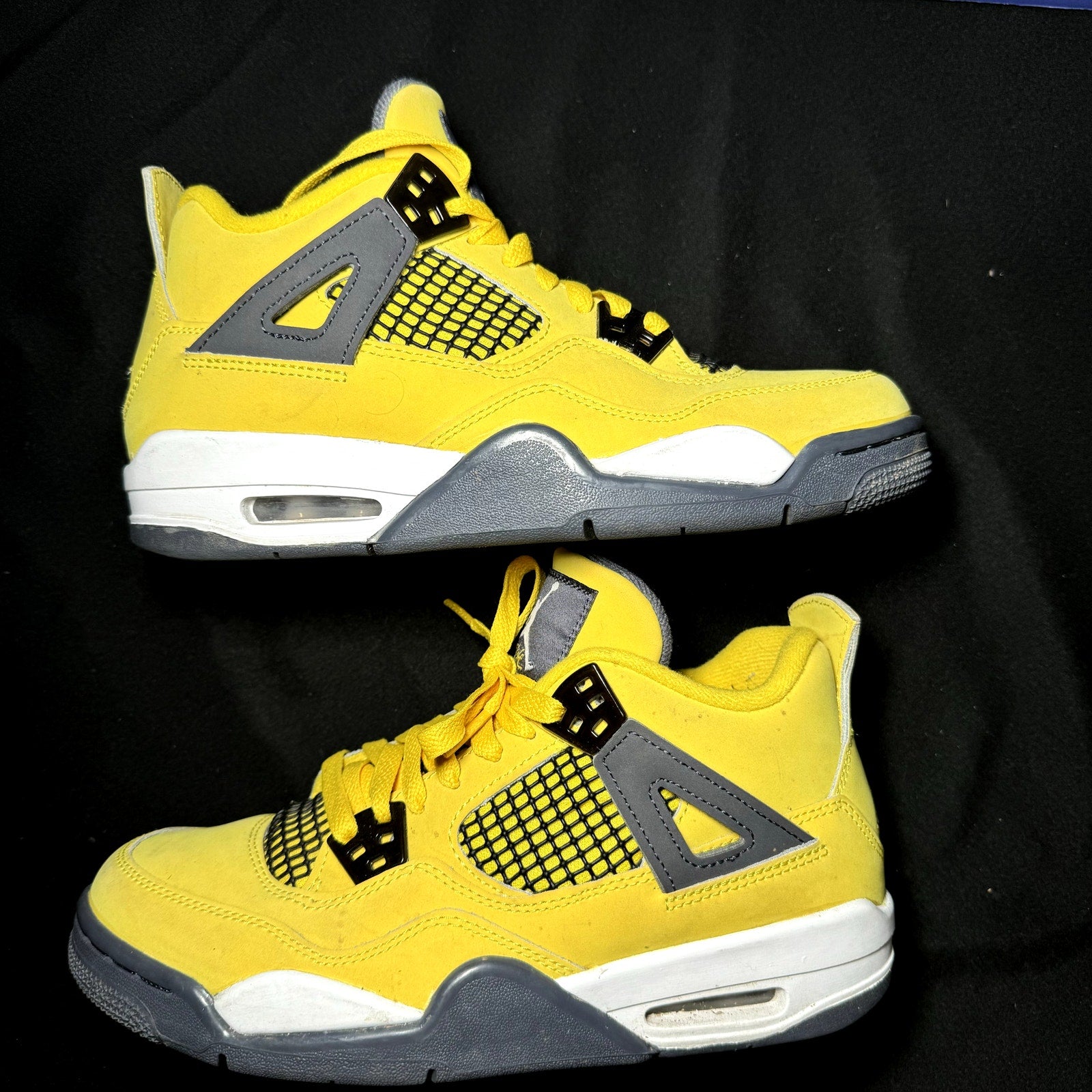 Air Jordan 4 Retro GS Lightning 2021 Kids Shoes - Size 5.5