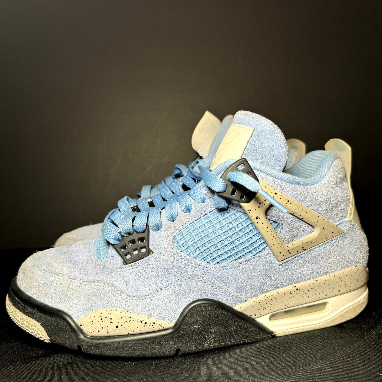 Air Jordan 4 Retro University Blue Men's Shoes - Size 8