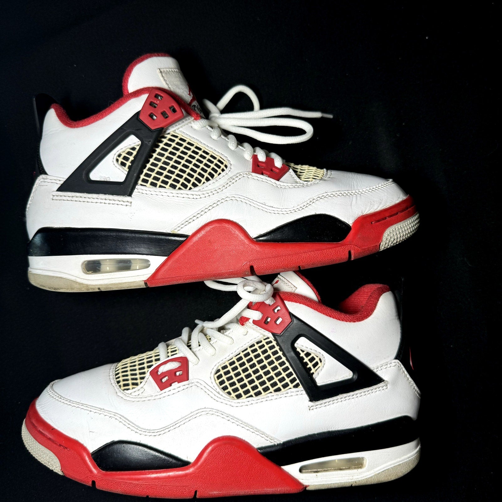 Air Jordan 4 Retro OG GS Fire Red 2020 Kids Shoes - Size 6.5