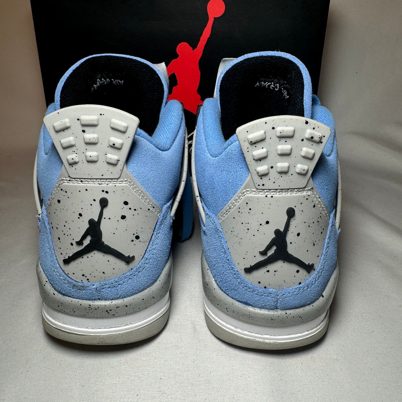 Air Jordan 4 Retro GS University Blue Kids Shoes - Size 5