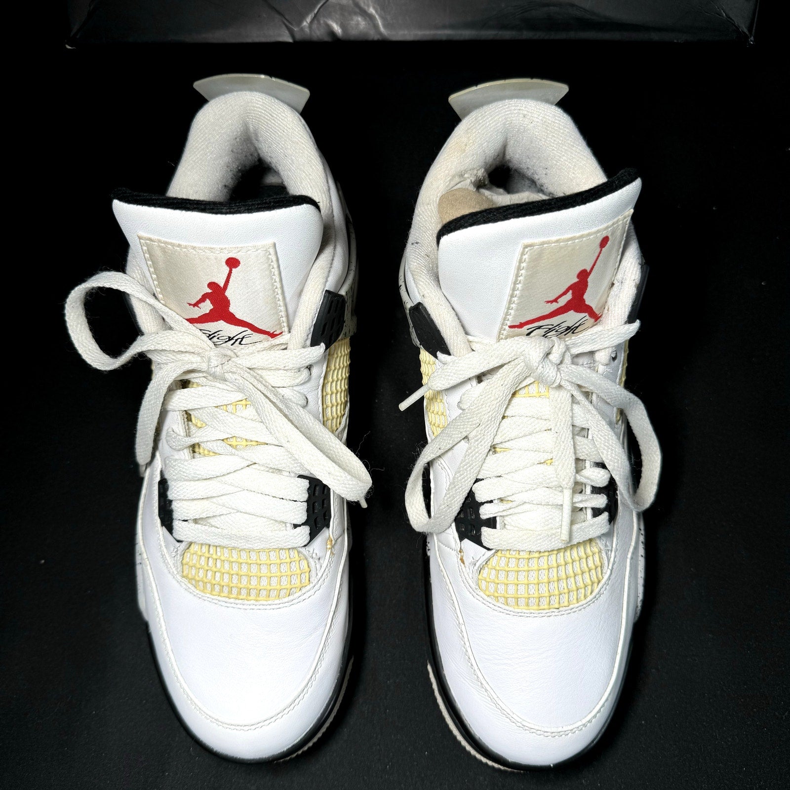 Air Jordan 4 Retro OG White Cement 2016 Men's Shoes- Size 8