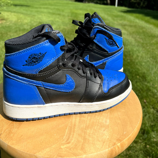 Air Jordan 1 Retro High OG BG Royal 2017 Men's Shoes - Size 6