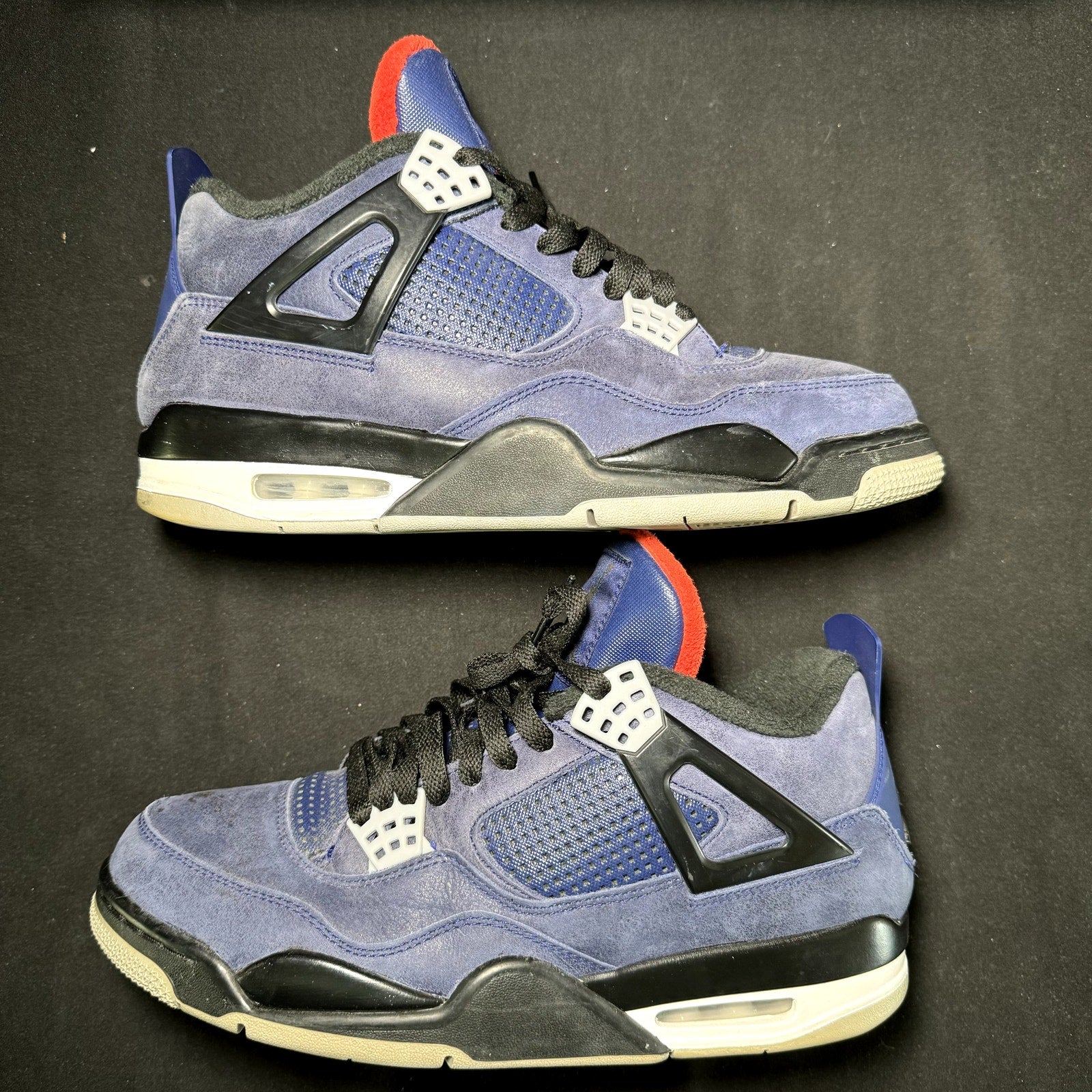 Air Jordan 4 Retro Winter Loyal Blue 2019 Men's Shoes - Size 10