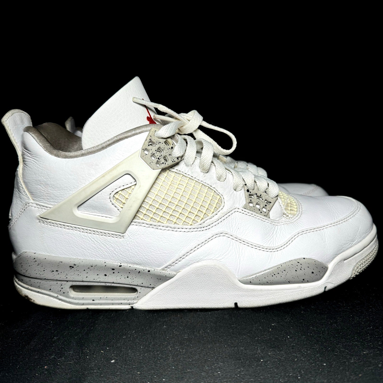 Air Jordan 4 Retro White Oreo Men's Shoes - Size 11