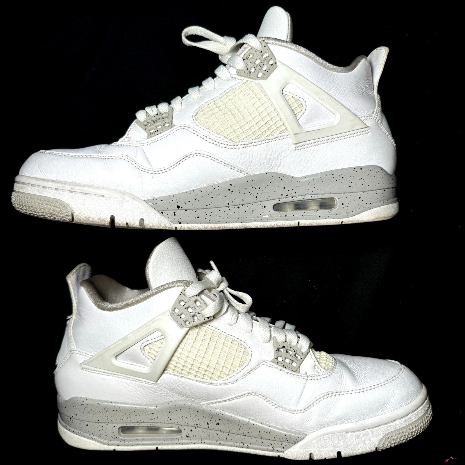 Air Jordan 4 Retro White Oreo Men's Shoes - Size 11