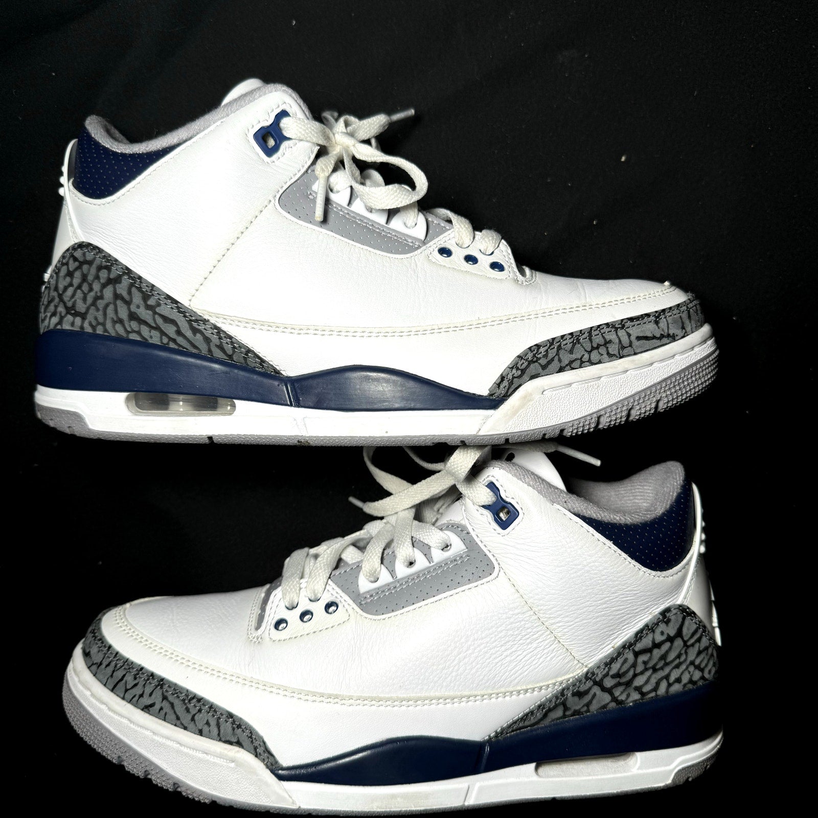 Air Jordan 3 Retro Midnight Navy Men's Shoes - Size 8.5