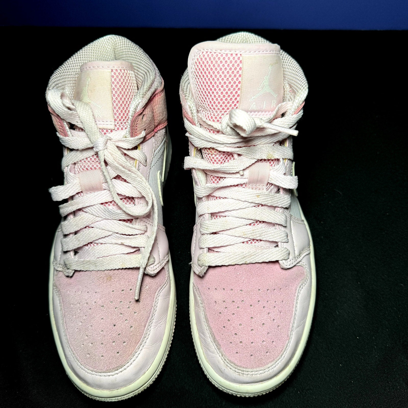 Air Jordan 1 Mid Digital Pink Women's Shoes - Size 6