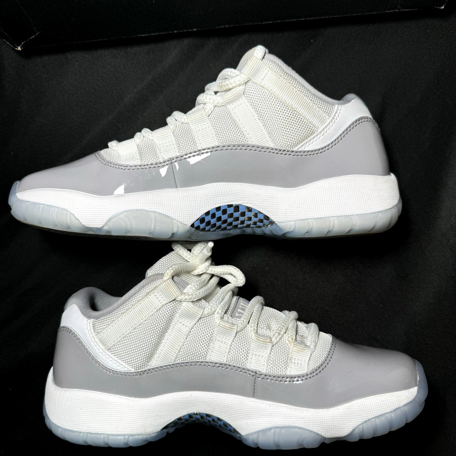 Air Jordan 11 Retro Low GS Cement Grey Kids Shoes - Size 5