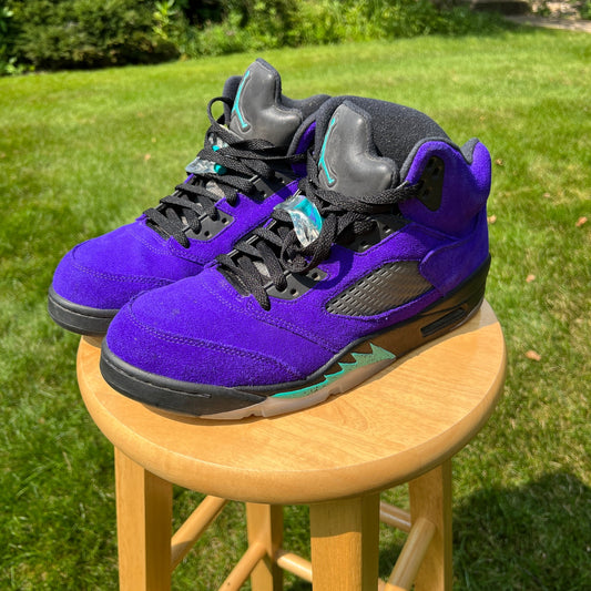 Air Jordan 5 Retro Alternate Grape Men's Shoes - Size 10.5