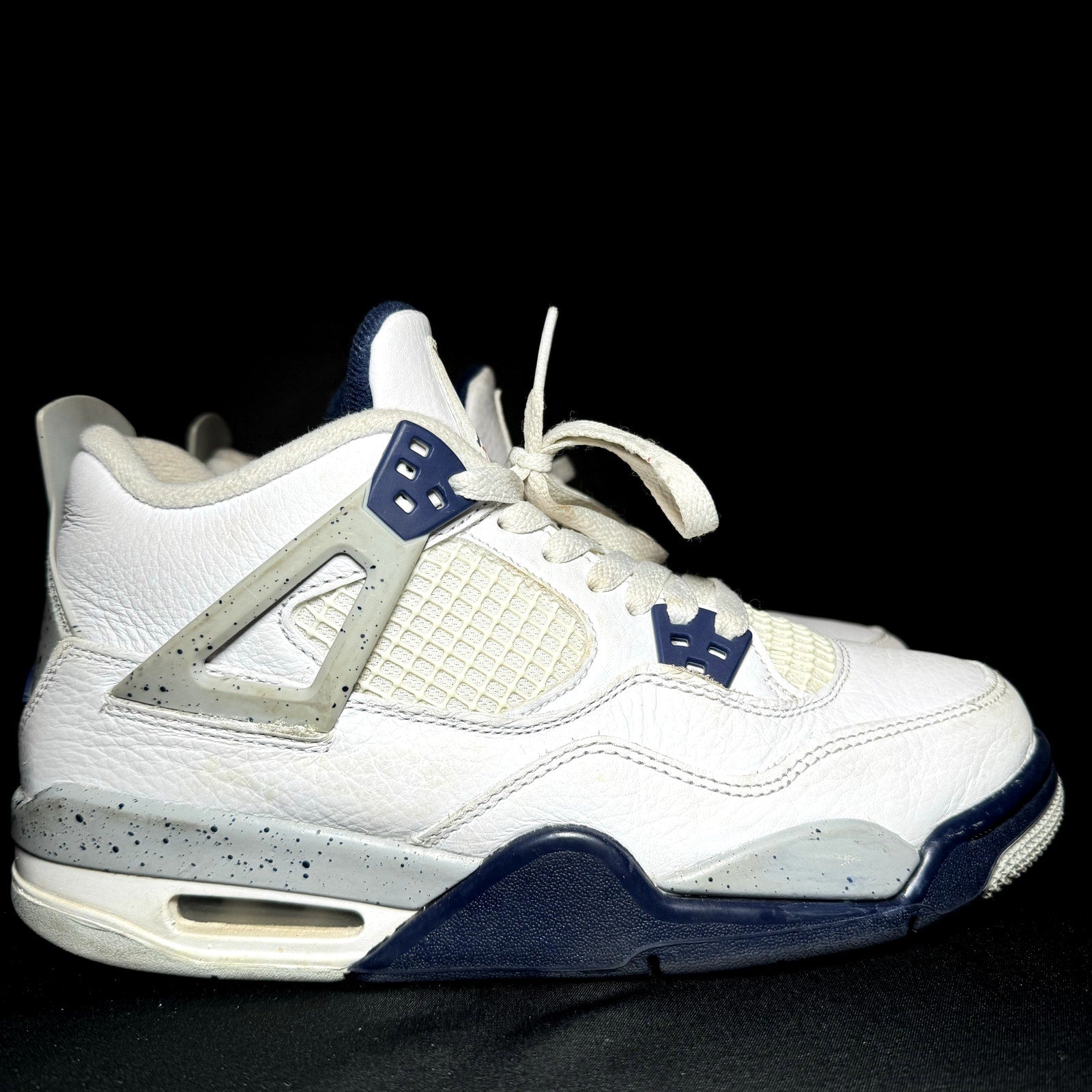 Air Jordan 4 Retro GS Midnight Navy Men's Shoes - Size 7