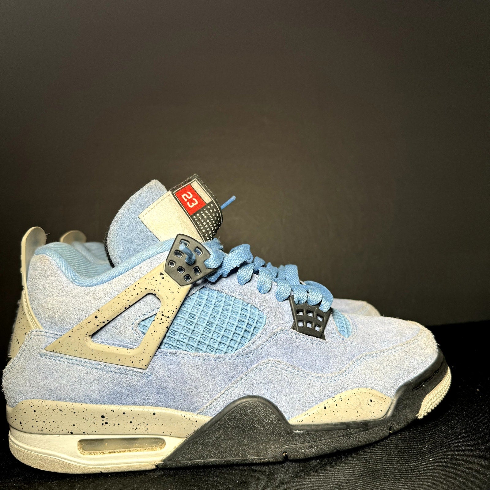 Air Jordan 4 Retro University Blue Men's Shoes - Size 8