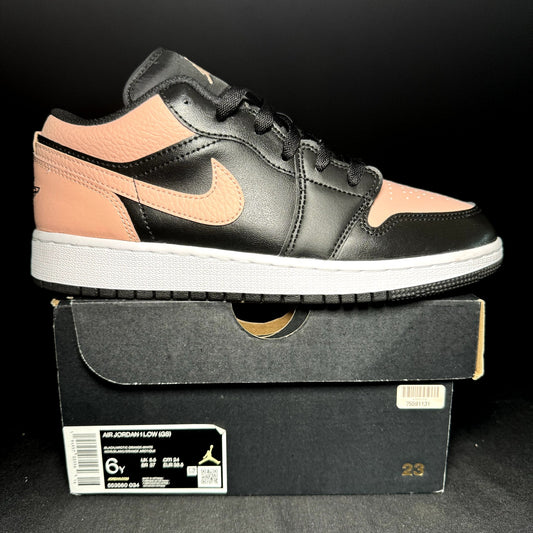 Air Jordan 1 Low GS Crimson Tint Kids Shoes - Size 6