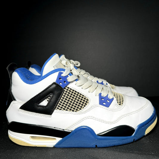 Air Jordan 4 Retro GS Motorsports Kids Shoes - Size 7