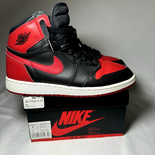 Air Jordan 1 Retro High OG GS Banned 2016 Kids Shoes - Size 6.5