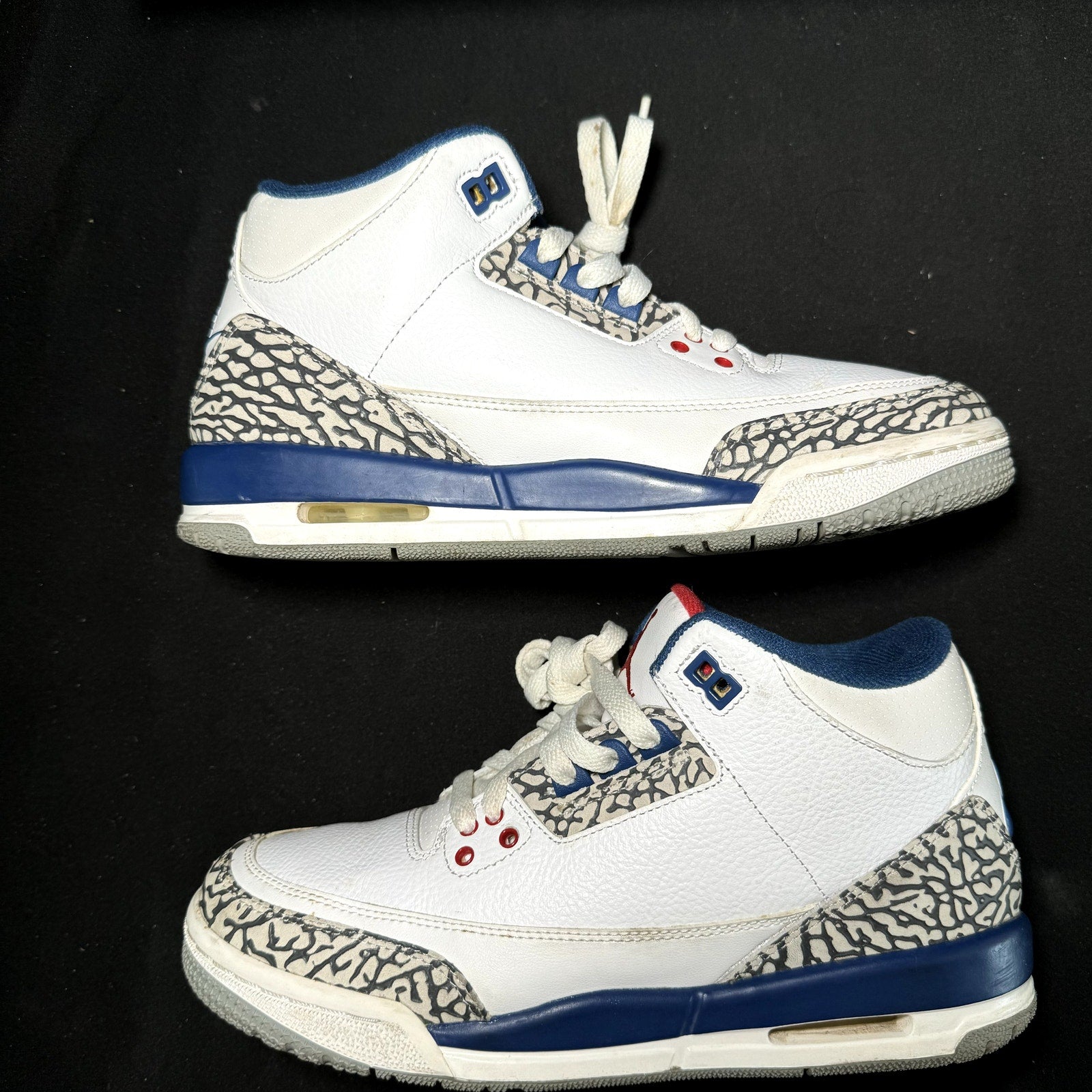 Air Jordan 3 Retro OG BG True Blue 2016 Kids Shoes - Size 6.5