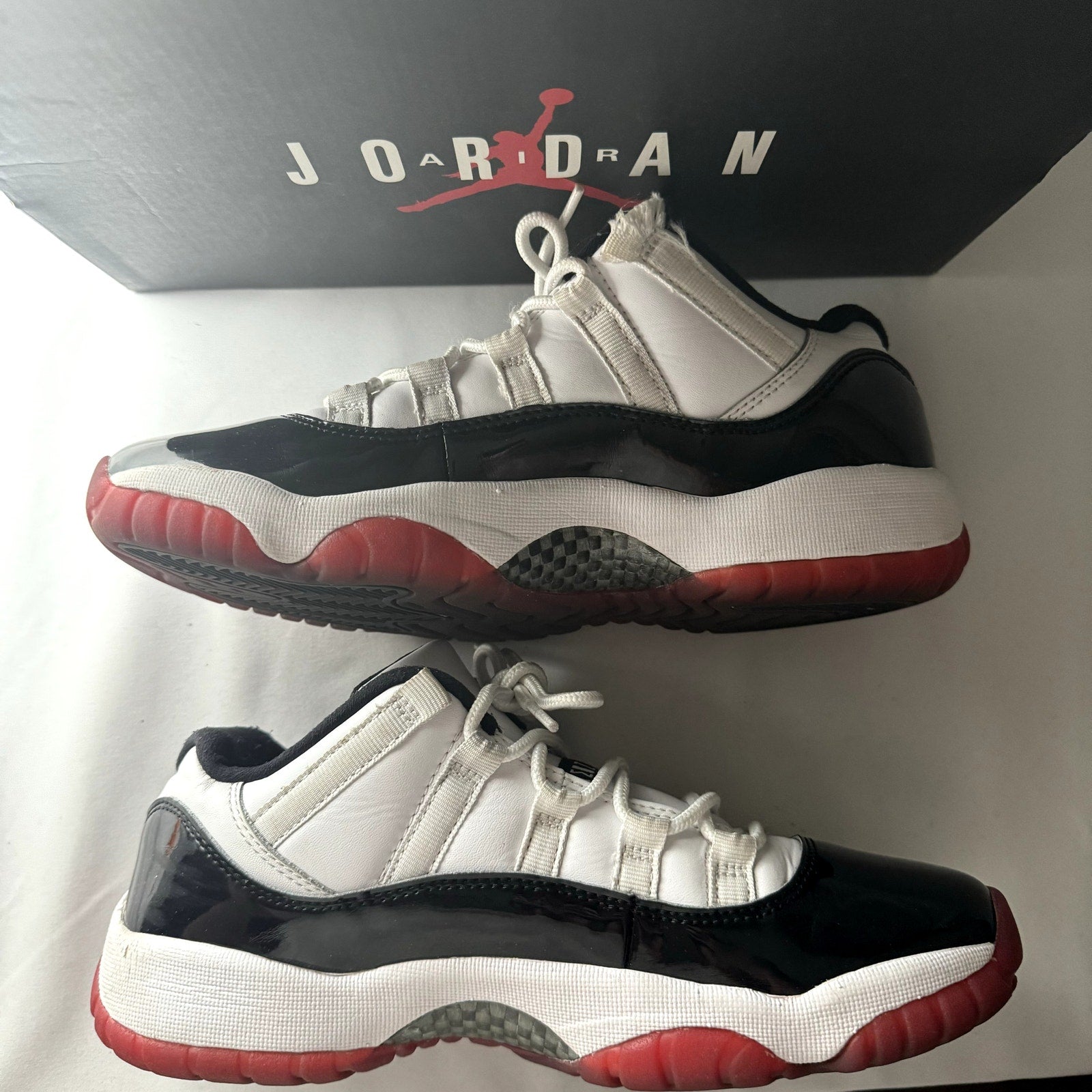 Air Jordan 11 Retro Low GS Concord-Bred 2020 Kids Shoes - Size 6.5