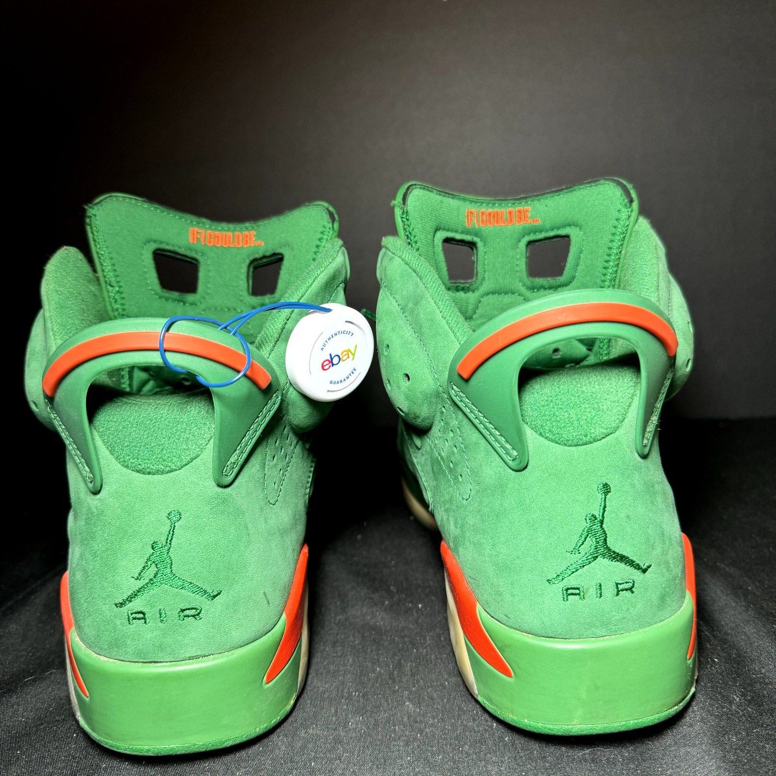 Air Jordan 6 Retro NRG Green Suede Gatorade Men's Shoes - Size 9