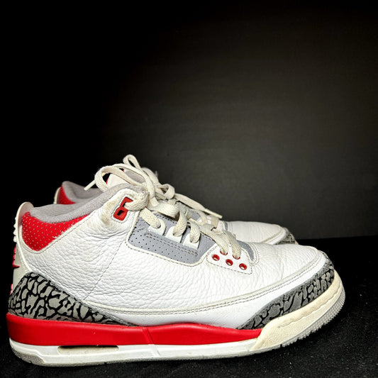 Air Jordan 3 Retro GS Fire Red 2022 Kids Shoes - Size 7