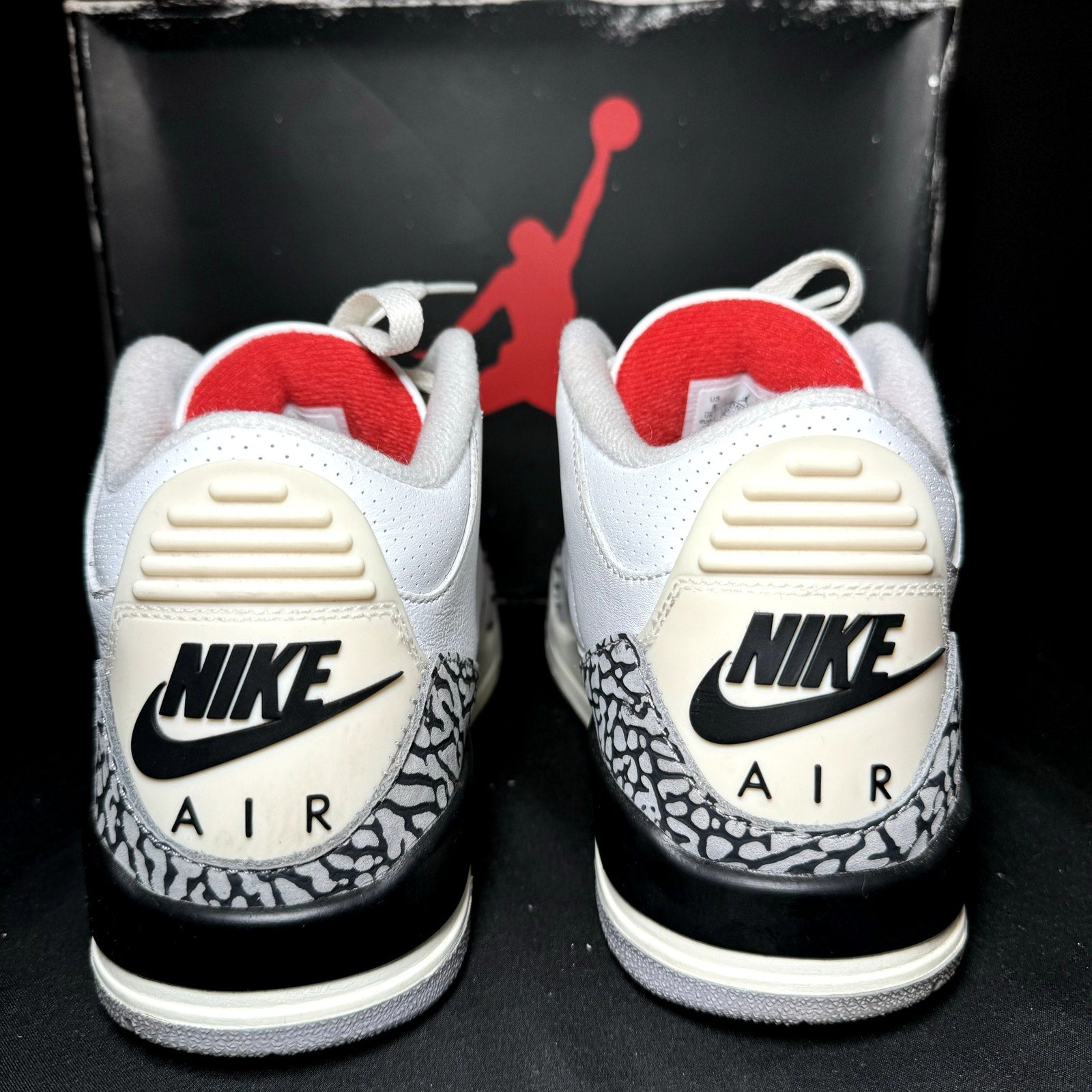 Air Jordan 3 Retro White Cement Reimagined Men's Shoes - Size 8