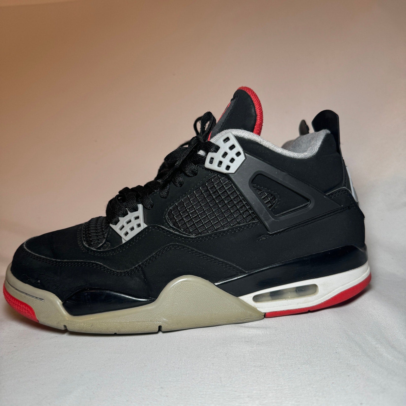 Air Jordan 4 Retro OG Bred 2019 Men's Shoes - Size 10