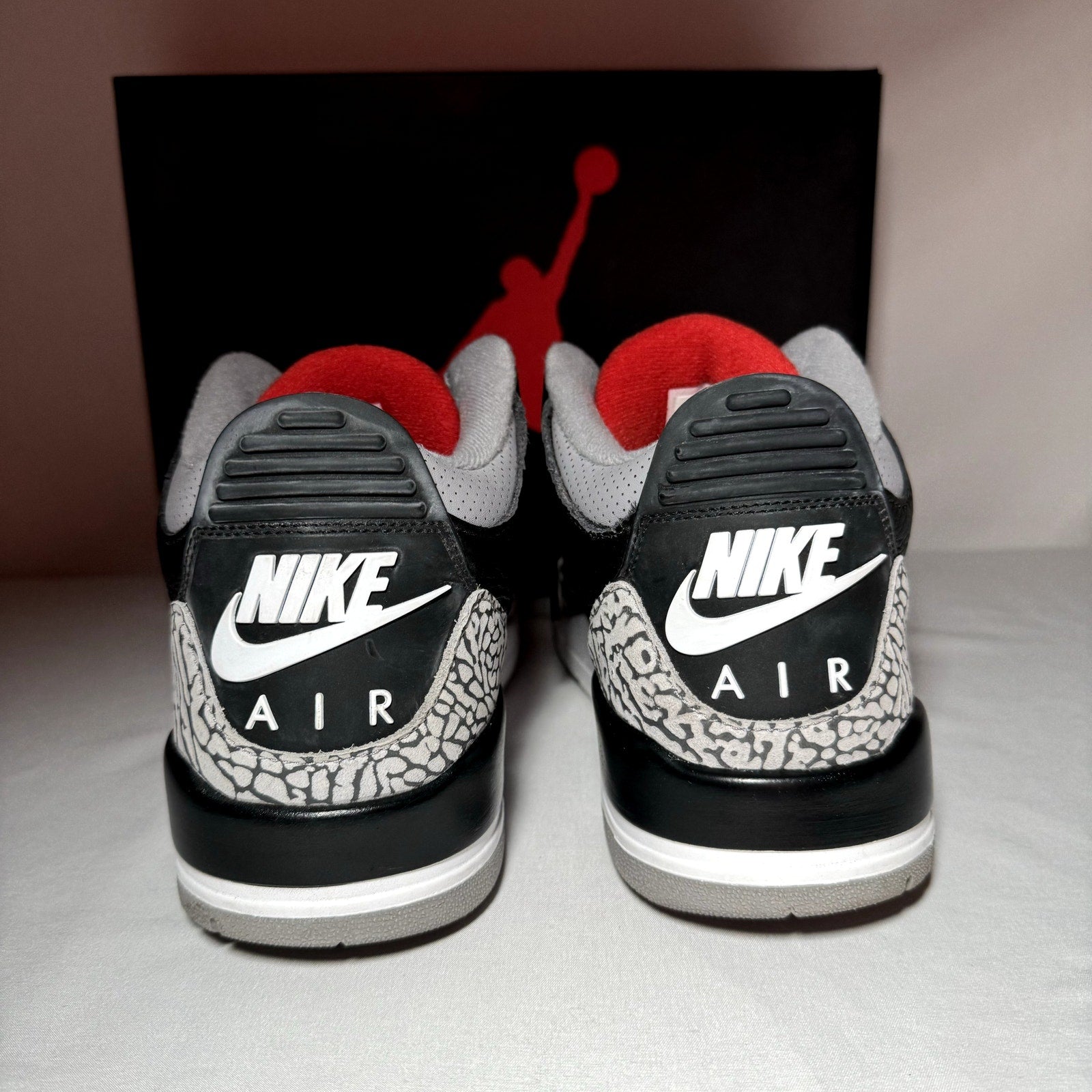 Air Jordan 3 Retro OG Black Cement 2018 Men's Shoes - Size 9